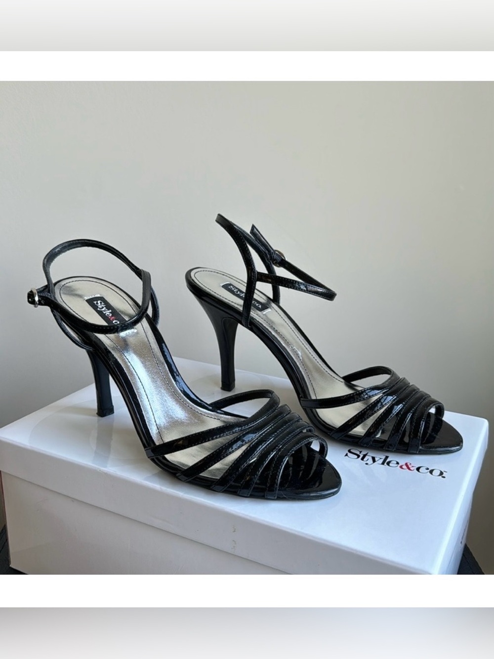 Style&Co Emma Black Heel size 8